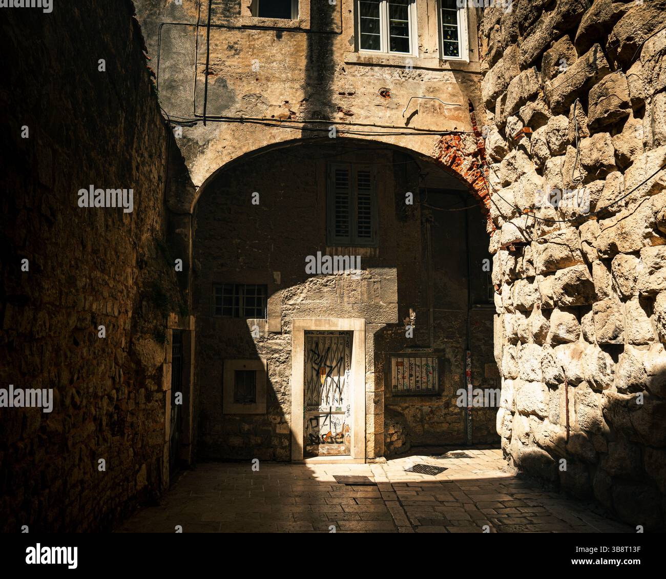 Città vecchia, Spalato Croazia Foto Stock