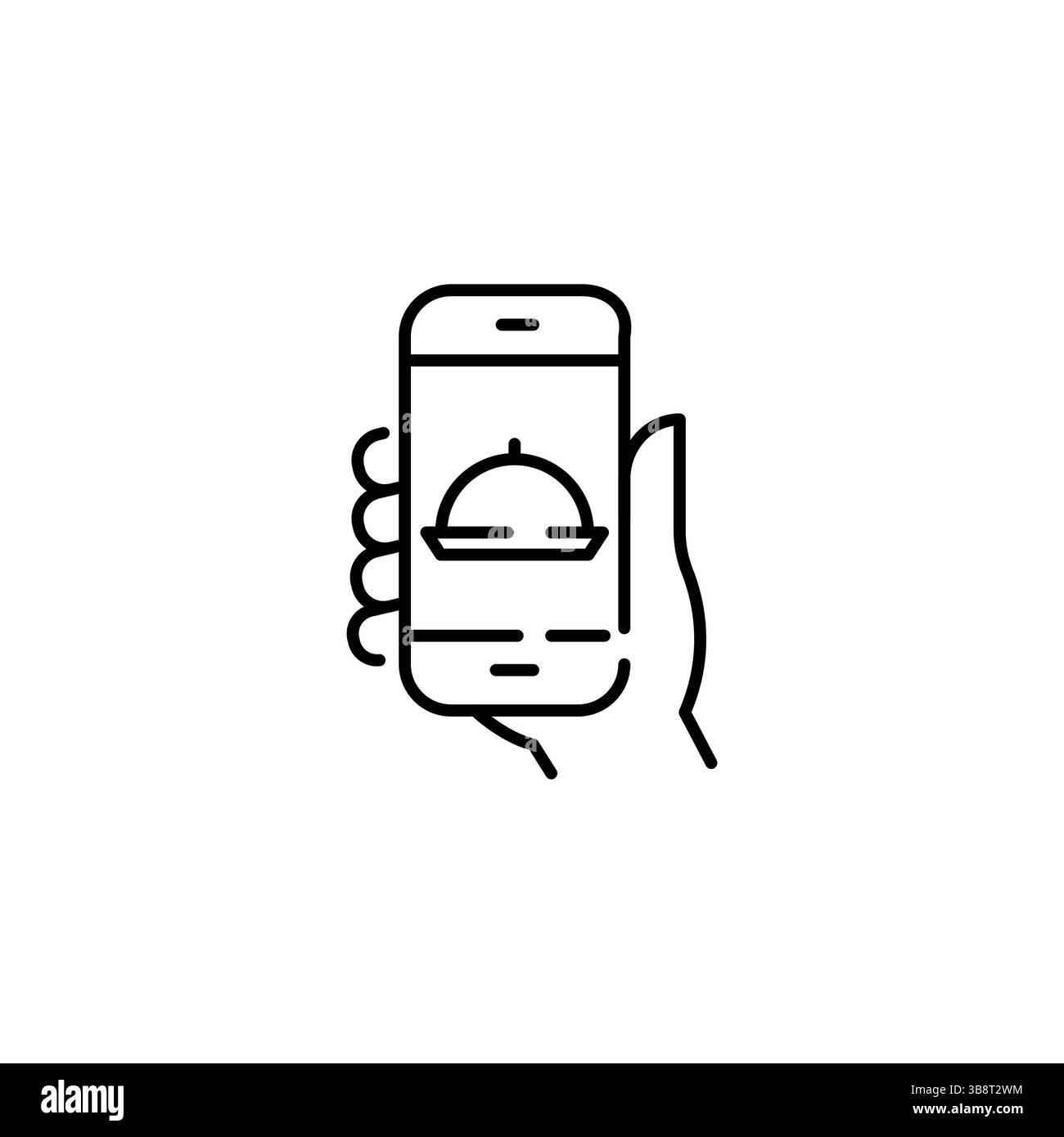 Icona dell'app Food Illustrazione Vettoriale