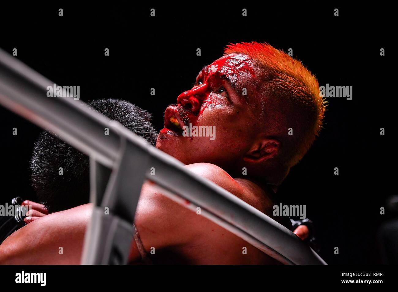 22 settembre 2023, Bangkok, Thailandia: Superlek of Thailand visto durante i combattimenti ONE Friday 34 al Lumpinee Boxing Stadium. (Immagine di credito: © Amphol Thongmueangluang/SOPA Images via ZUMA Press Wire) Foto Stock