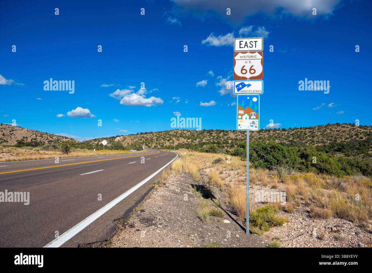 La storica Route 66, Arizona , USA Foto Stock