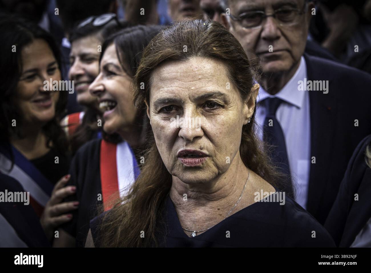 30 giugno 2019 - Parigi, Francia - Ritratto: Aliza Bin-Noun ambasciatore di Israele in Francia e Monaco. Il Consiglio di Parigi decise di dare il nome di Gerusalemme a un posto nella capitale. È stata inaugurata domenica da Anne Hidalgo e ribadisce il forte legame che esiste tra Parigi e Gerusalemme, la cui città vecchia è elencata come Patrimonio Mondiale dell'Umanità. (Immagine di credito: © Sadak Souici/ZUMA Press Wire) Foto Stock
