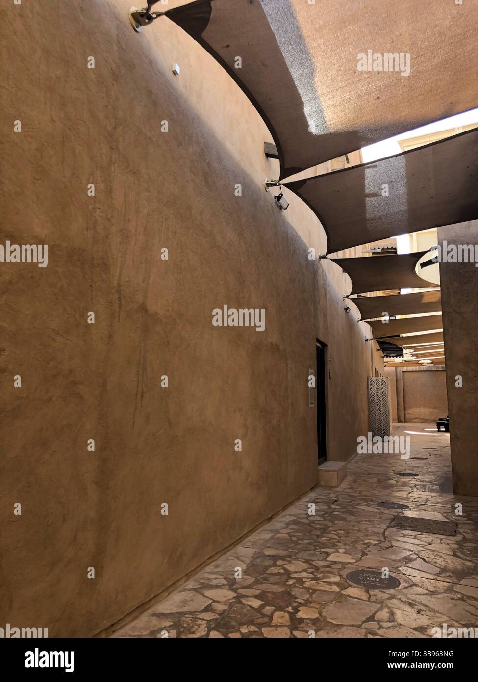 Architettura tradizionale e patrimonio culturale degli Emirati Arabi Uniti Foto Stock