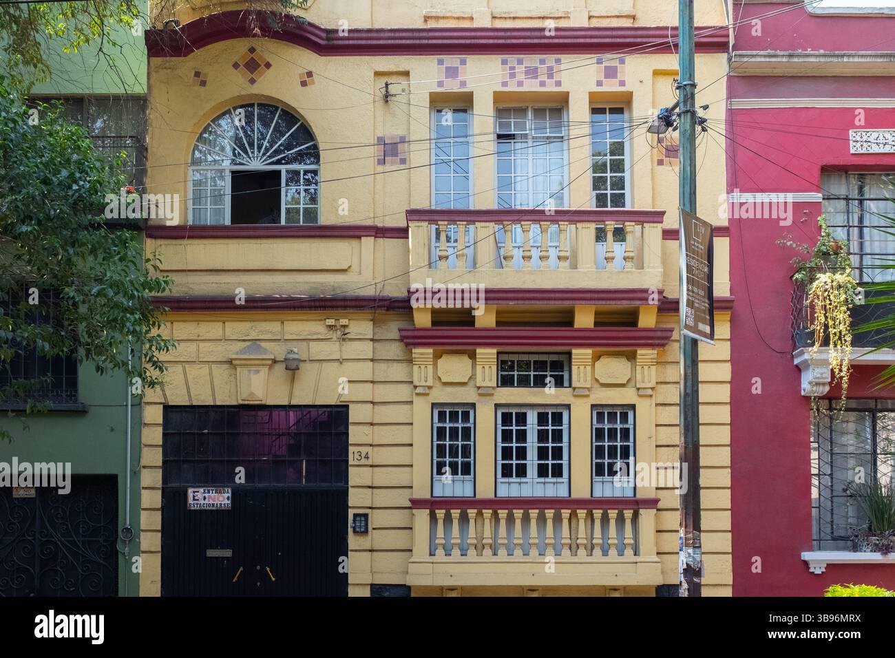 Bell'edificio, Roma Norte, città del messico, Messico Foto Stock