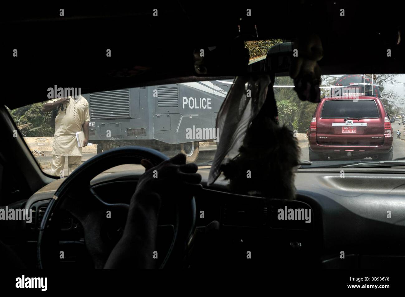 29 febbraio 2020, Conakry, Conakry, Guinea: Le elezioni legislative in Guinea si svolgono il 1° marzo 2020, la capitale Conakry si sta preparando per queste elezioni. (Immagine di credito: © Sadak Souici/ZUMA Press Wire) Foto Stock