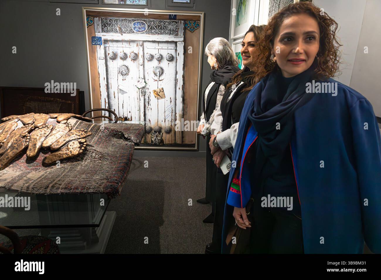 Galleria d'arte a Teheran, Iran. Foto Stock