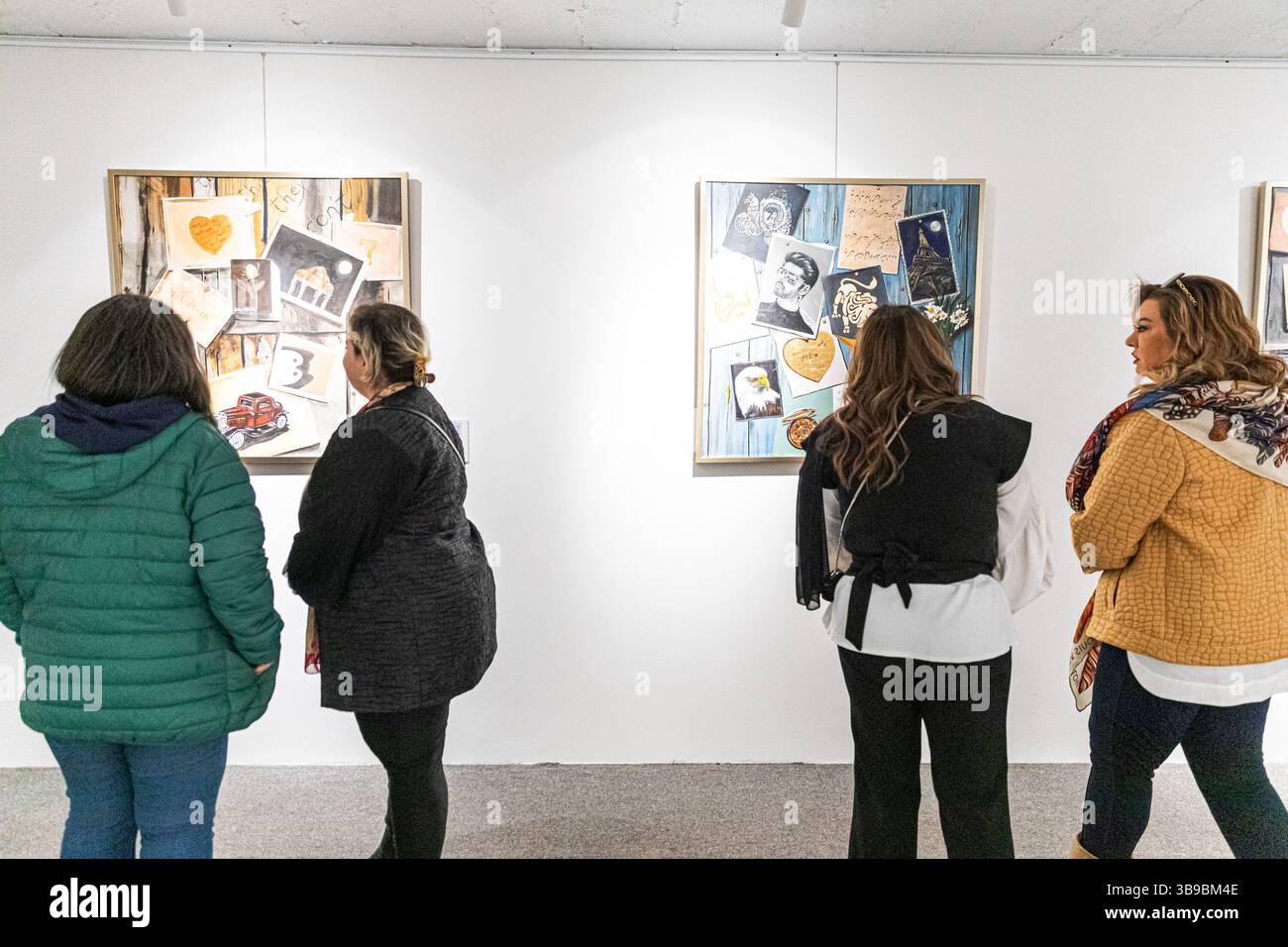 Galleria d'arte a Teheran, Iran. Foto Stock