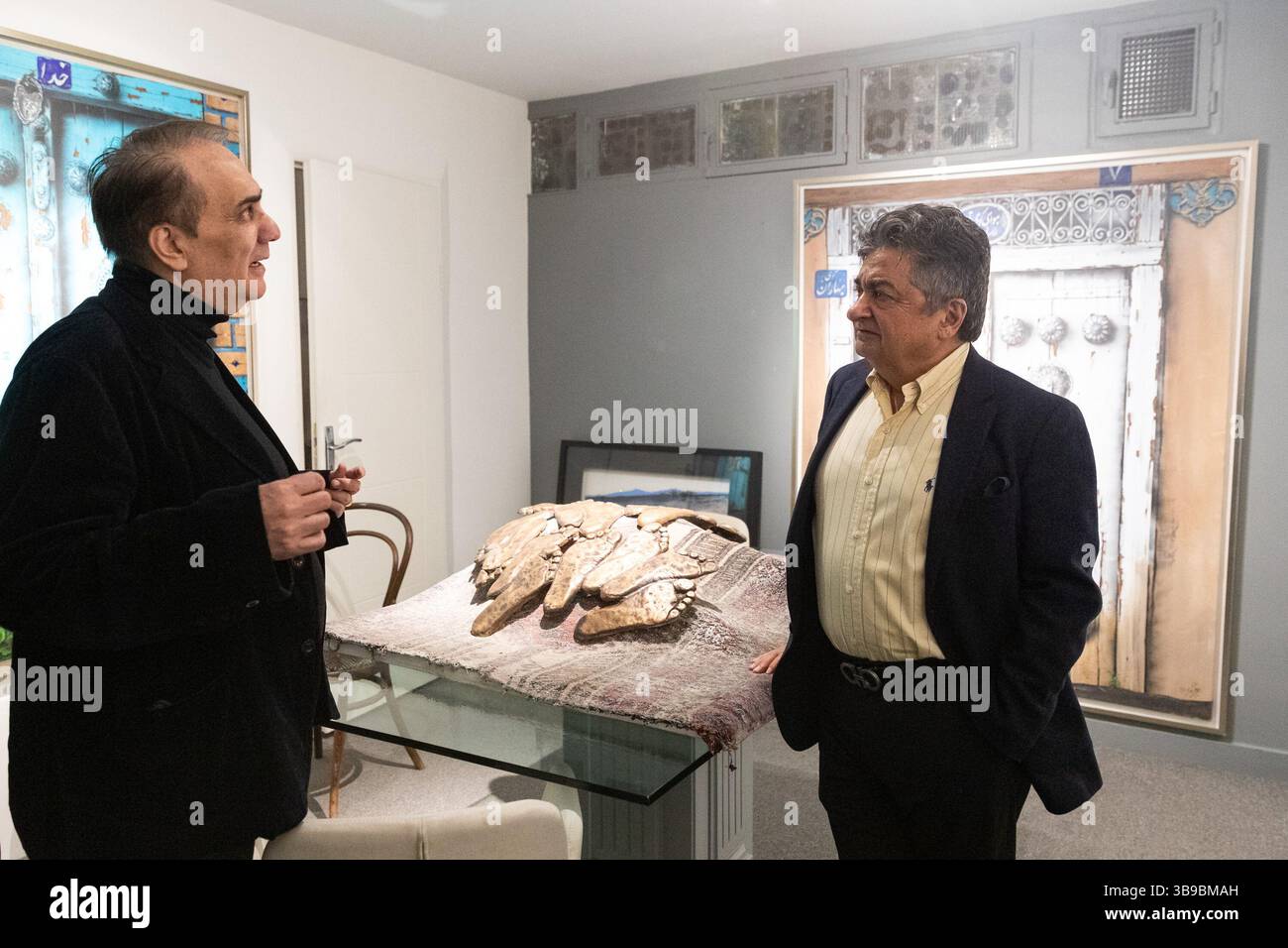 Galleria d'arte a Teheran, Iran. Foto Stock