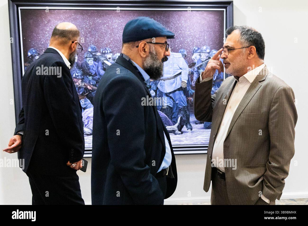 Galleria d'arte a Teheran, Iran. Foto Stock