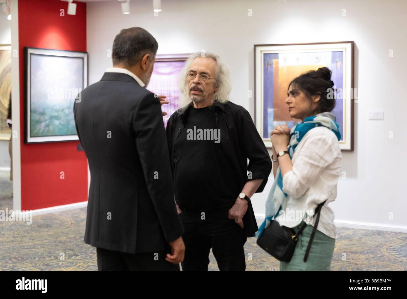 Galleria d'arte a Teheran, Iran. Foto Stock