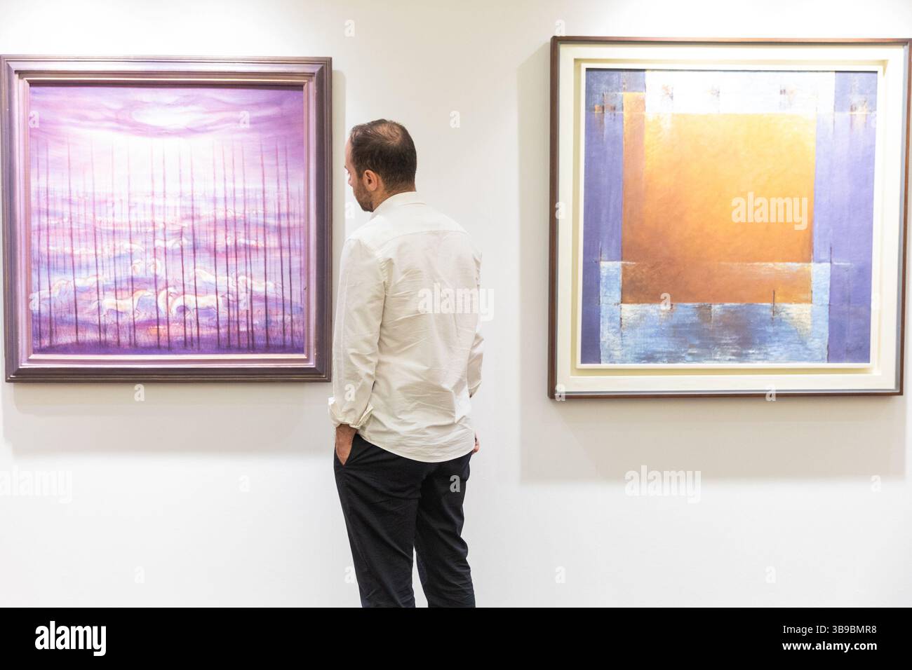 Galleria d'arte a Teheran, Iran. Foto Stock