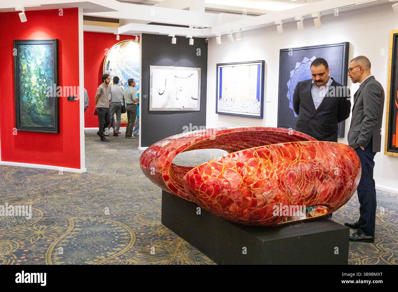 Galleria d'arte a Teheran, Iran. Foto Stock