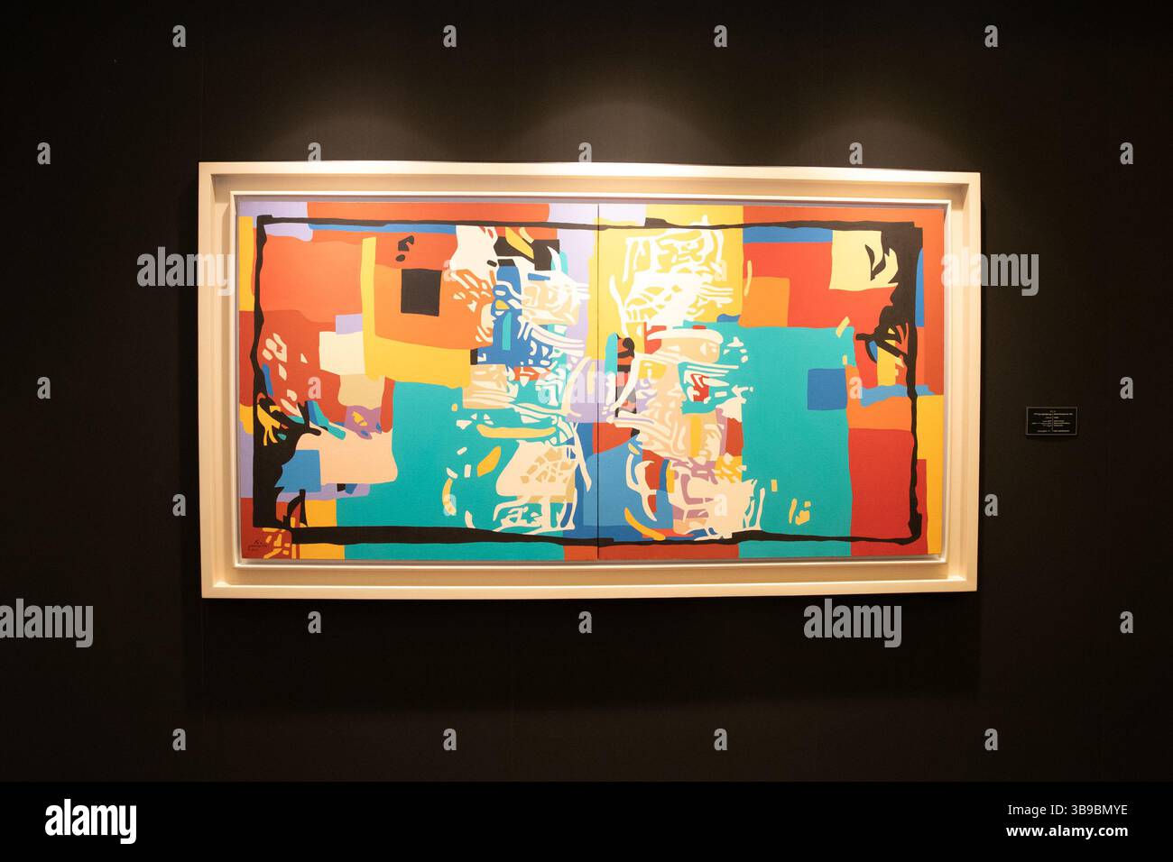 Galleria d'arte a Teheran, Iran. Foto Stock