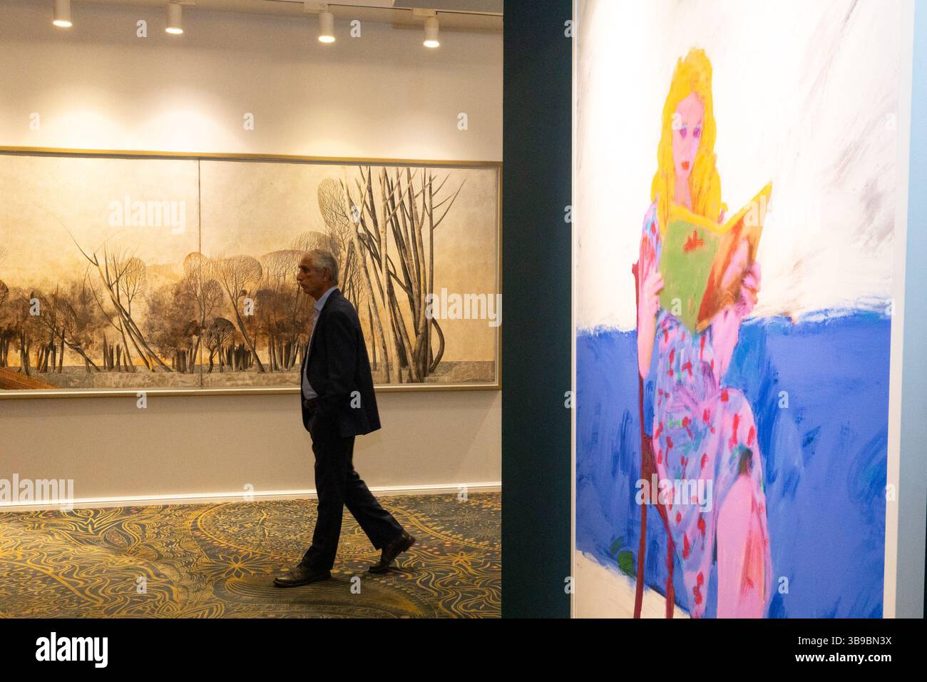 Galleria d'arte a Teheran, Iran. Foto Stock