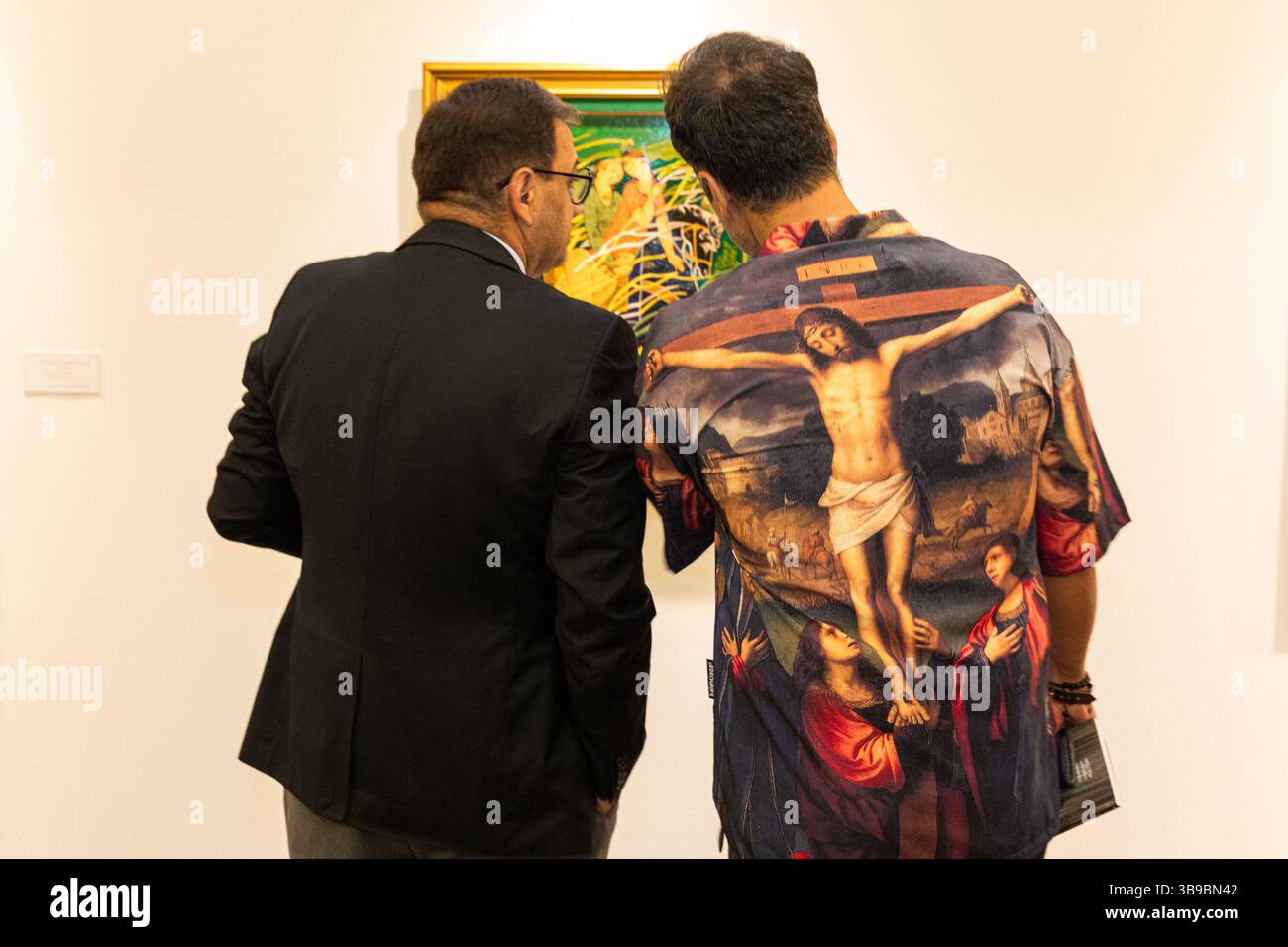 Galleria d'arte a Teheran, Iran. Foto Stock