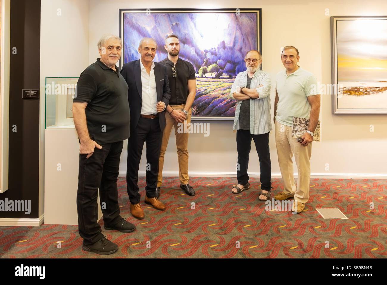 Galleria d'arte a Teheran, Iran. Foto Stock