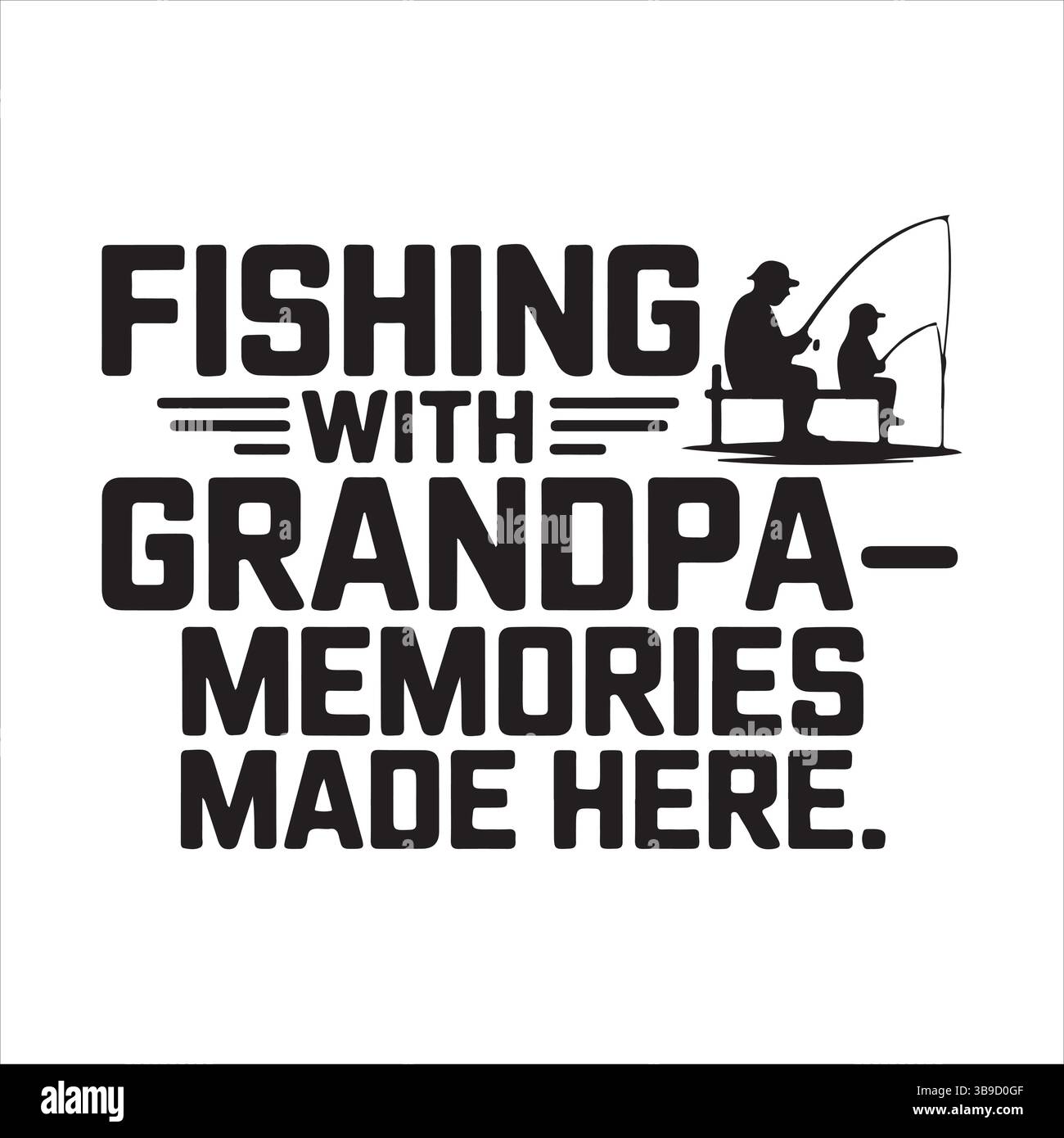 Design svg per la pesca Illustrazione Vettoriale