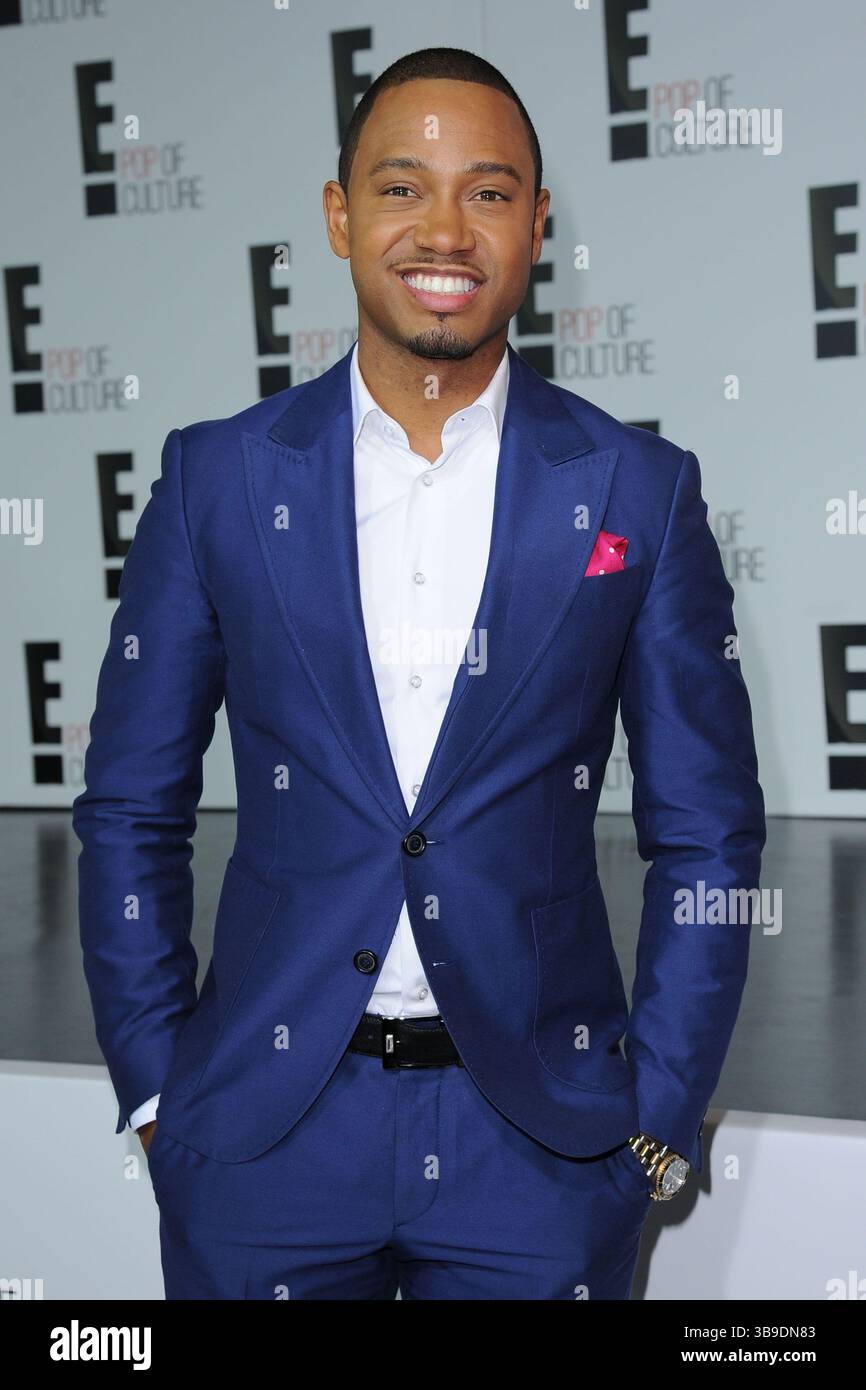 Terrence Jenkins alla e! 2013 Upfront al Manhattan Center di New York City - 22 aprile 2013 Foto Stock