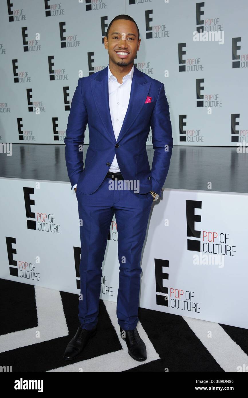Terrence Jenkins alla e! 2013 Upfront al Manhattan Center di New York City - 22 aprile 2013 Foto Stock