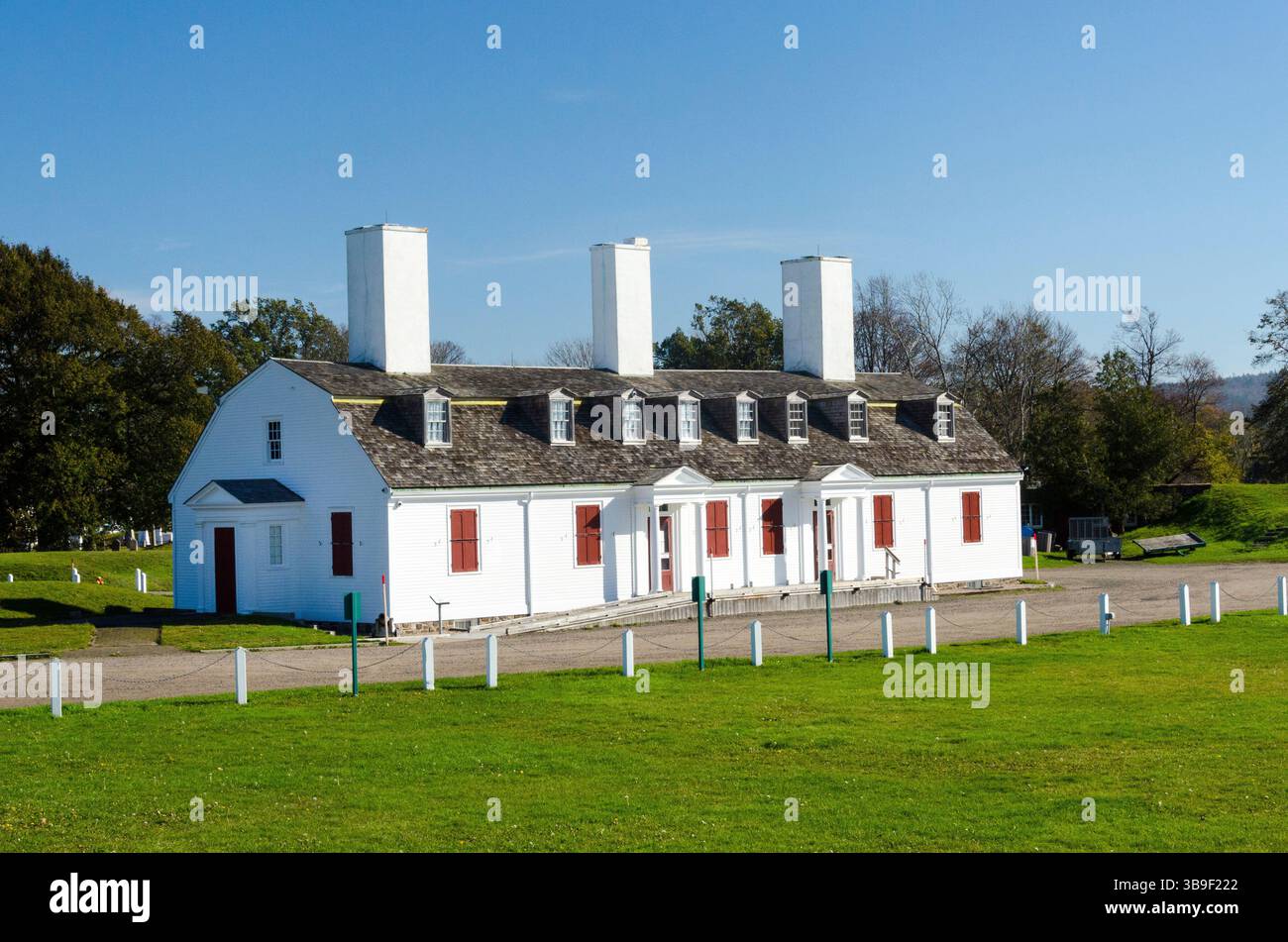 Sito storico nazionale di Fort Anne Foto Stock