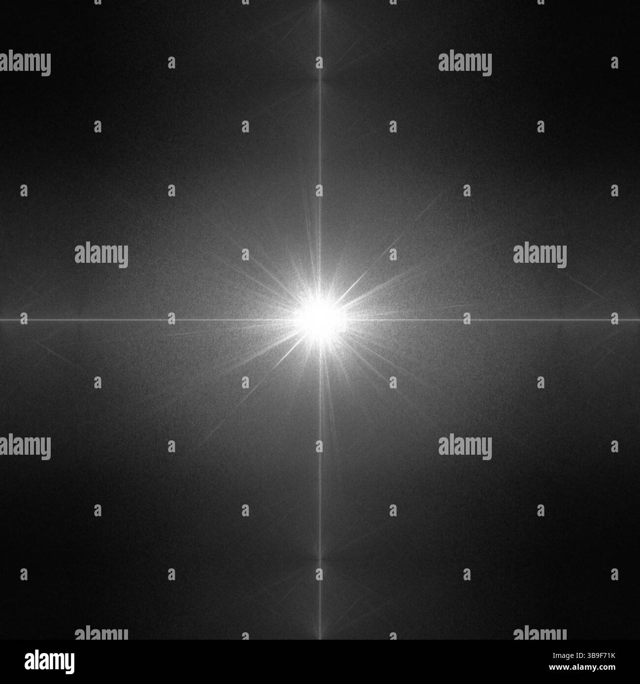 Punto di una stella lontana nell'universo Foto Stock