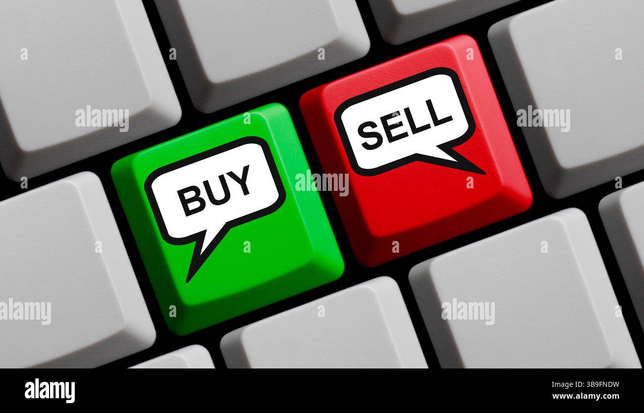 Acquista e vendi online Foto Stock