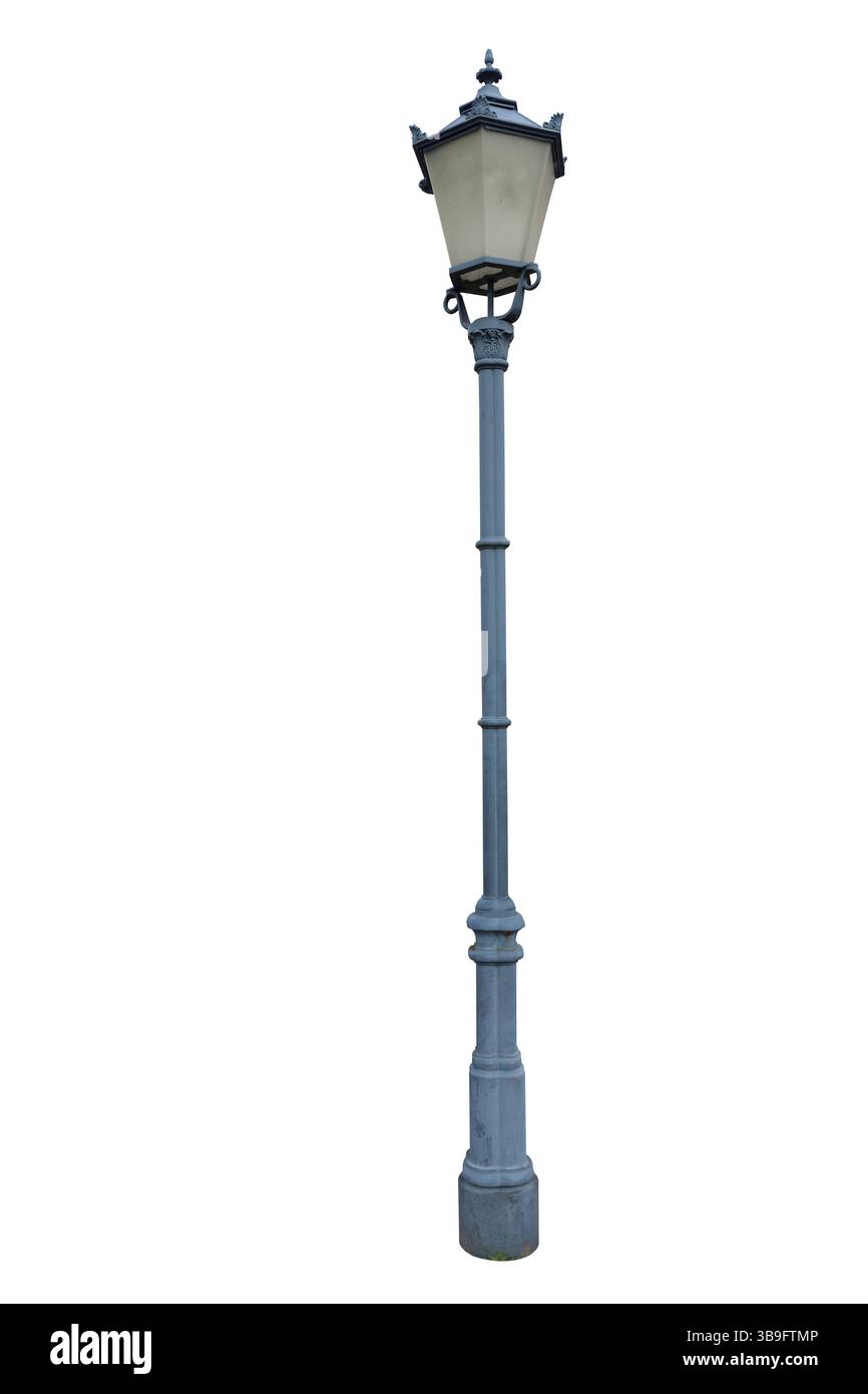 Vecchio lampione, tagliato Foto Stock