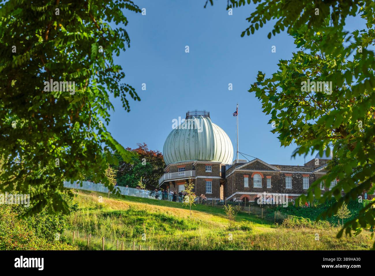 Royal Observatory, Greenwich Park, Royal Borough of Greenwich, Londra, Inghilterra, Regno Unito Foto Stock