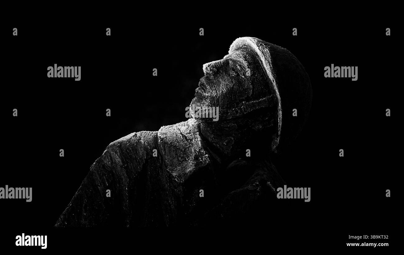 Fisso nel tempo: Il volto della memoria in tempo di guerra Foto Stock