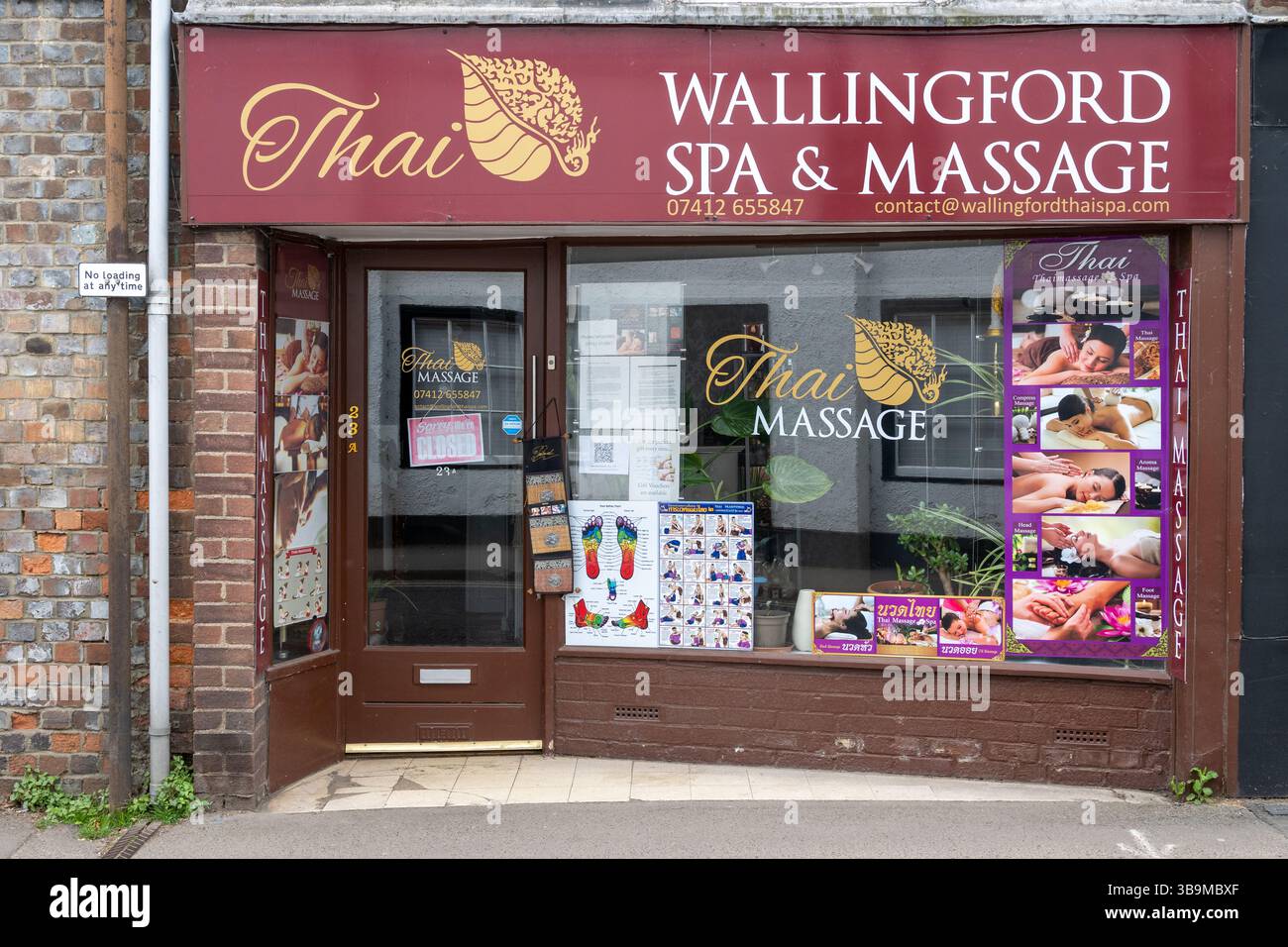 Centro benessere e massaggi Thai Wallingford Foto Stock