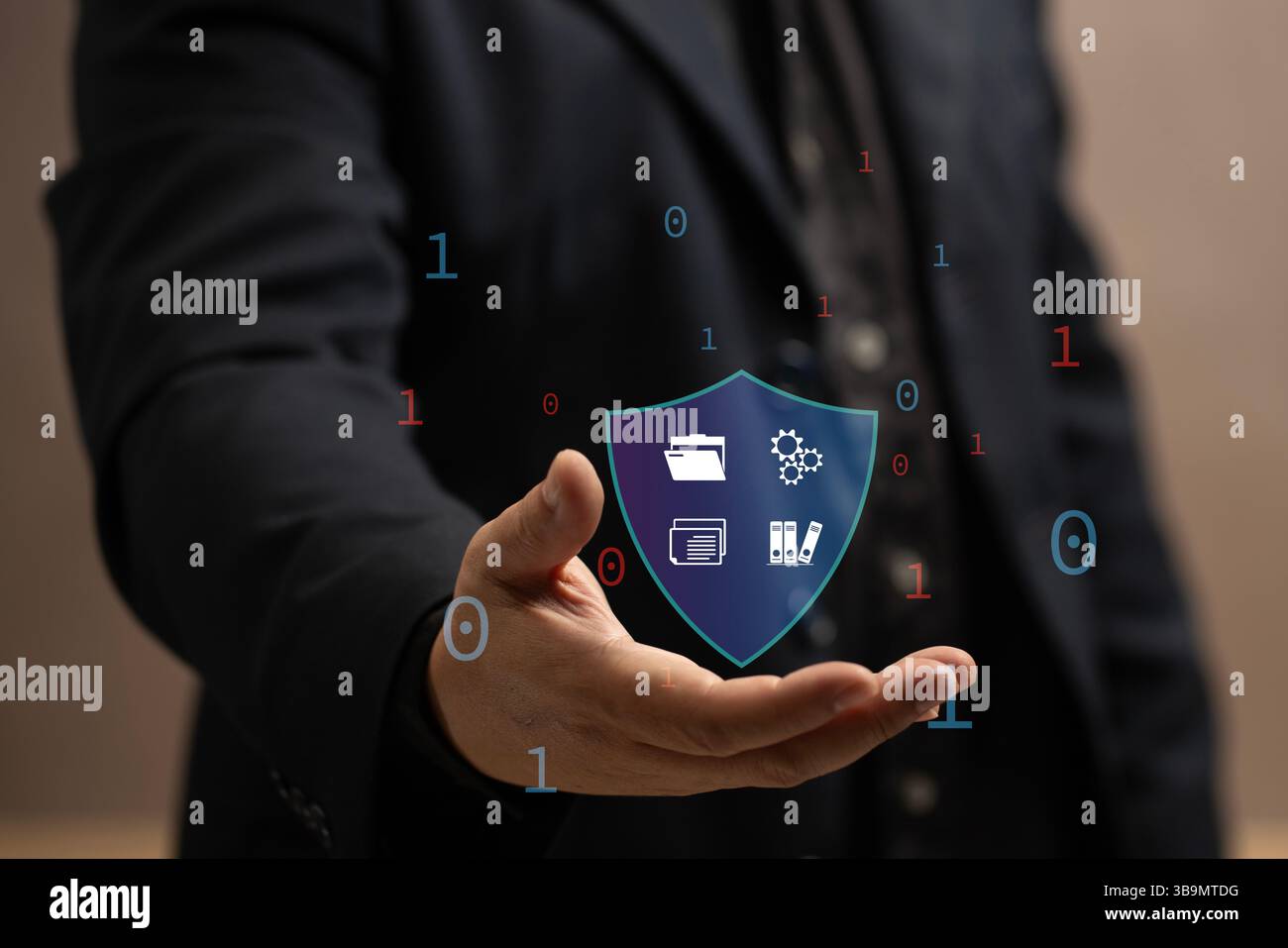 Soluzioni di sicurezza informatica per la protezione digitale. tecnologia di sicurezza online progettata per proteggere le vostre risorse digitali. protezione completa per fil Foto Stock