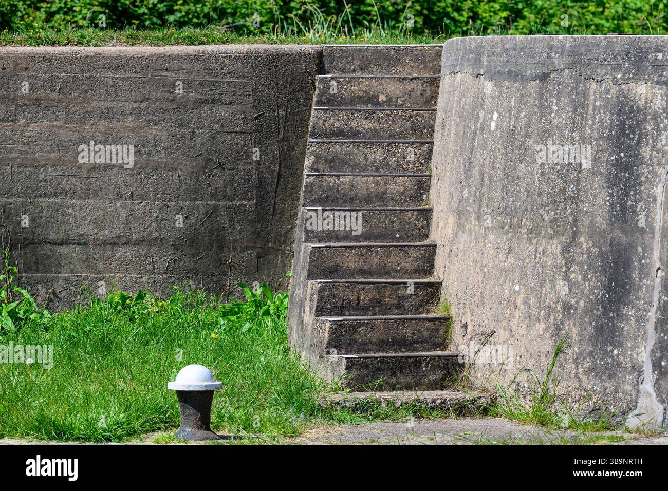Gradini di pietra, Grand Union Canal nel Warwickshire Foto Stock