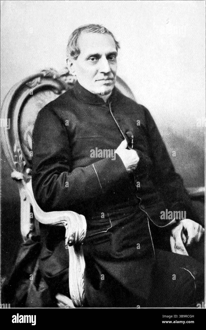 Cardinale Giacomo Antonelli, Segretario di Stato di Pio IX Foto Stock