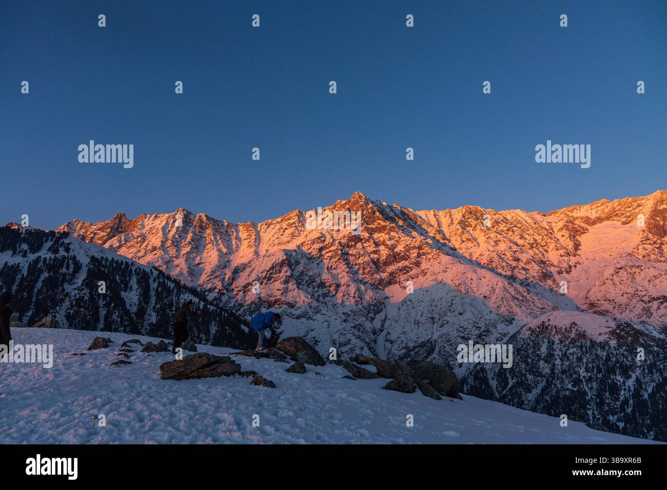 Varie vedute di Triund, Sharamshala Foto Stock