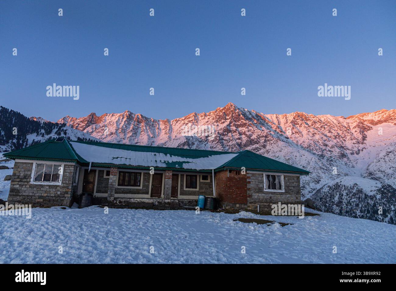 Varie vedute di Triund, Sharamshala Foto Stock