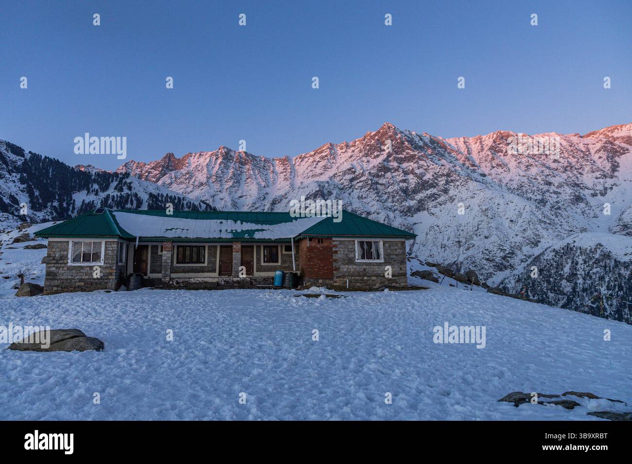 Varie vedute di Triund, Sharamshala Foto Stock