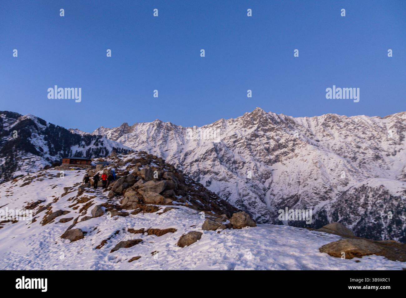 Varie vedute di Triund, Sharamshala Foto Stock