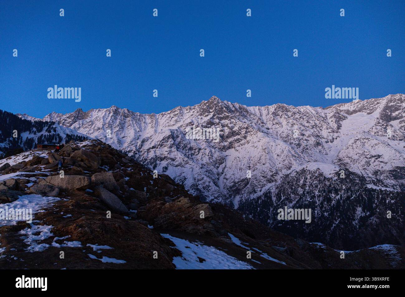 Varie vedute di Triund, Sharamshala Foto Stock
