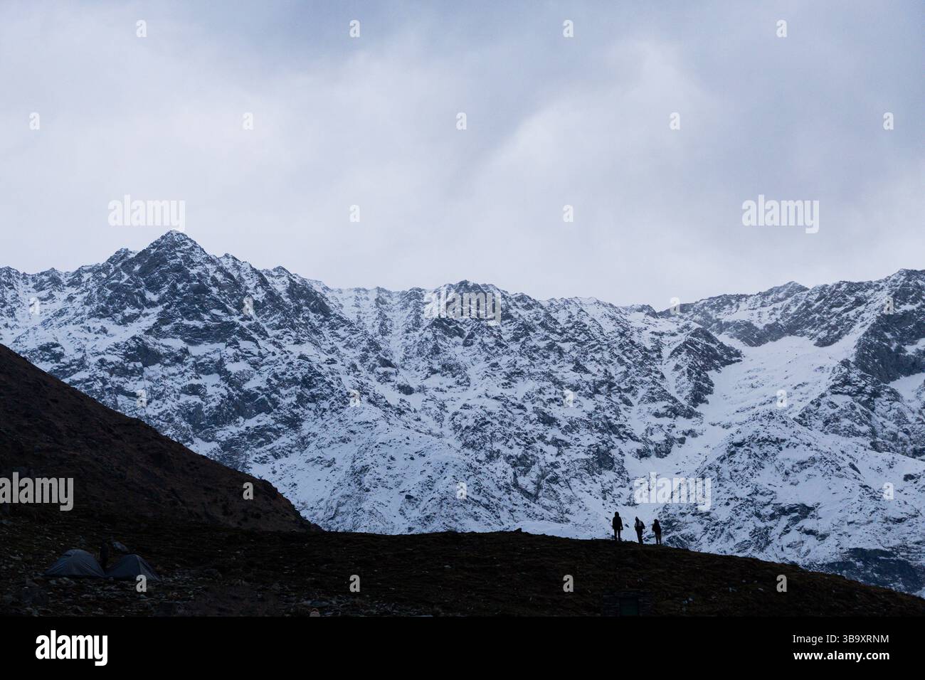 Varie vedute di Triund, Sharamshala Foto Stock