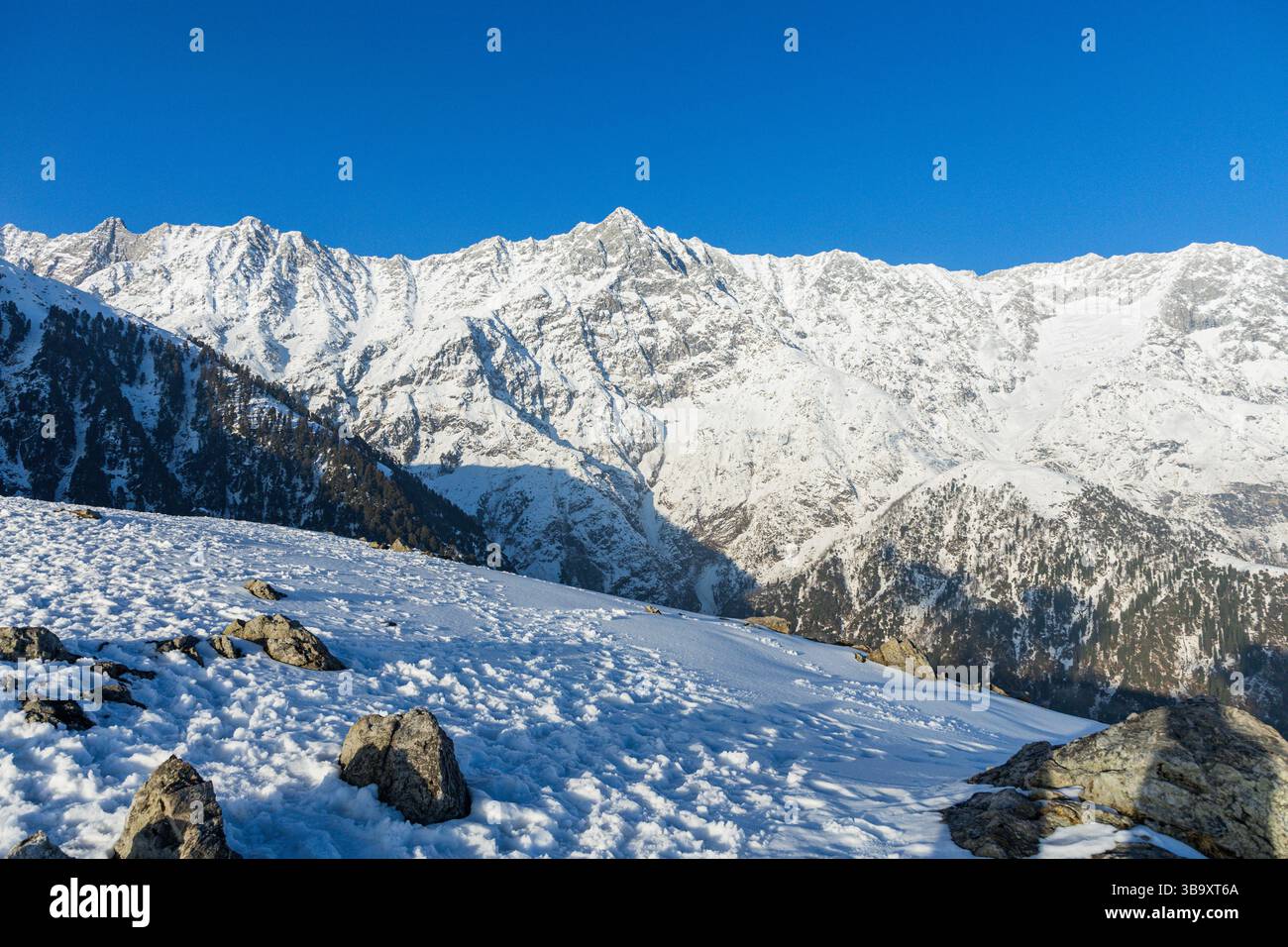 Varie vedute di Triund, Sharamshala Foto Stock