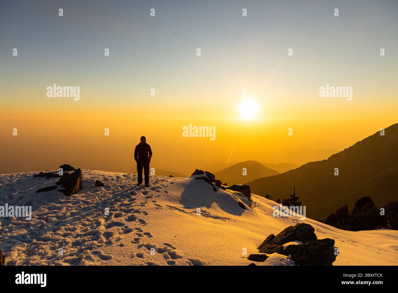 Varie vedute di Triund, Sharamshala Foto Stock
