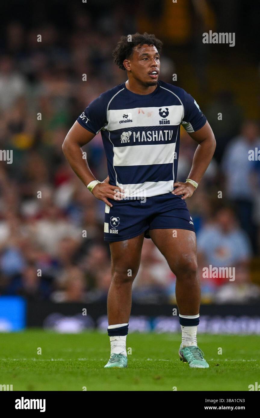 Gallagher Premiership Principality Stadium, Cardiff, Galles, 10/05/2025 Bristol Bears vs Bath Rugby Foto Stock