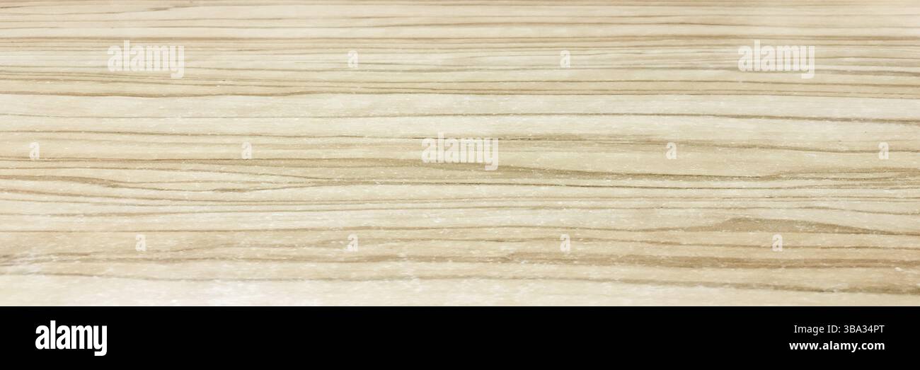 Fondo in legno marrone, quercia chiara di legno satinato invecchiato con vernice sbiadita che mostra una consistenza della venatura del legno. lavare la tavola di legno duro Foto Stock