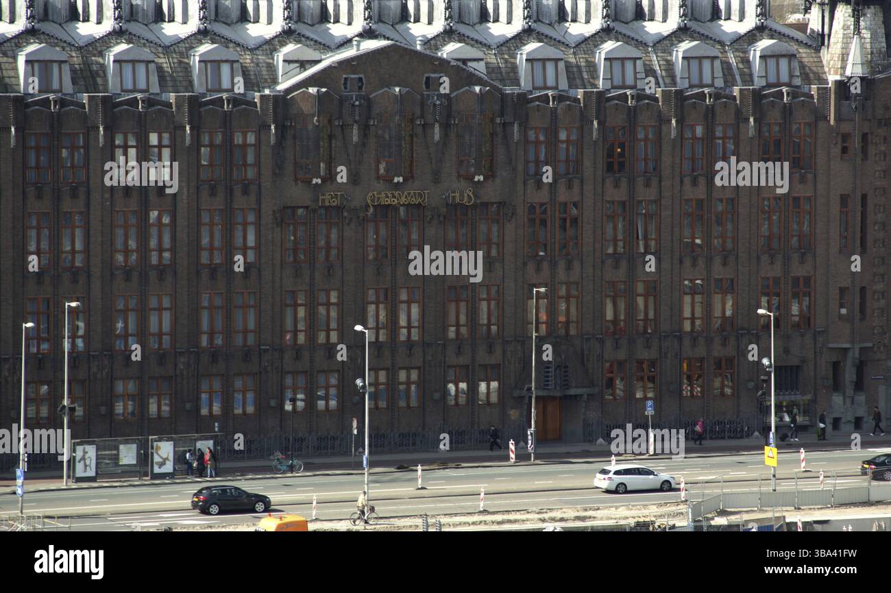 Urban Exploration nella città di Amsterdam in primavera Foto Stock