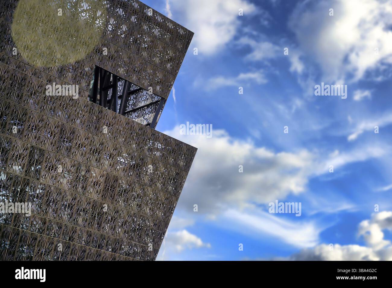 Washington, D.C. - 14 ottobre 2021: Il National Museum of African American History and Culture dello Smithsonian presso il National Mall Foto Stock