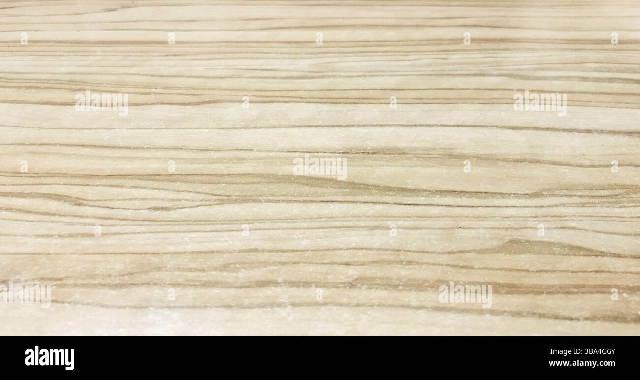 Fondo in legno marrone, quercia chiara di legno satinato invecchiato con vernice sbiadita che mostra una consistenza della venatura del legno. lavare la tavola di legno duro Foto Stock