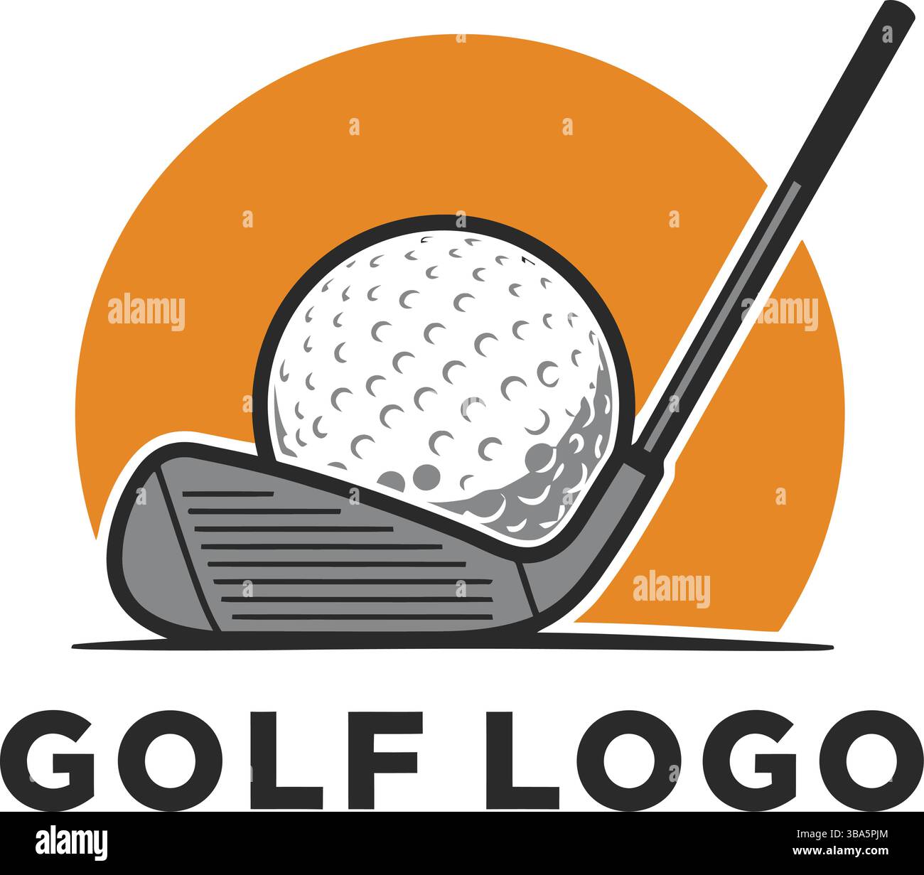 Logo Golf – Branding dinamico per gli sport Illustrazione Vettoriale