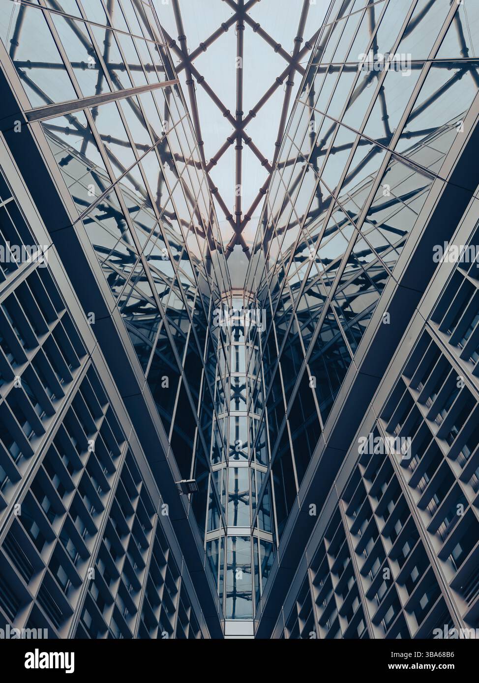 Dettaglio di un edificio di moderna costruzione Foto Stock