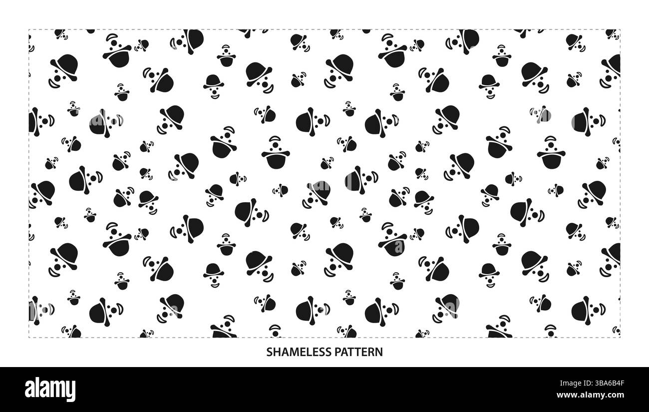 Stampa Paw nera semplice motivo senza cuciture per i disegni degli amanti degli animali Illustrazione Vettoriale