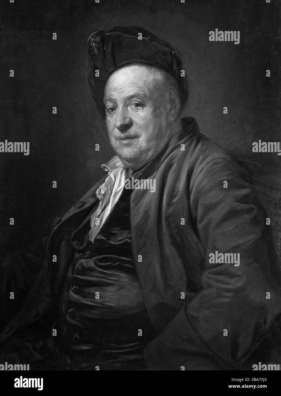 Etienne Jeaurat 1769 di Jean Baptiste Greuze 1725-1805 Francia Museo francese Louvre . ( Étienne Jeaurat 9 febbraio 1699 - 14 dicembre 1789 ) Foto Stock