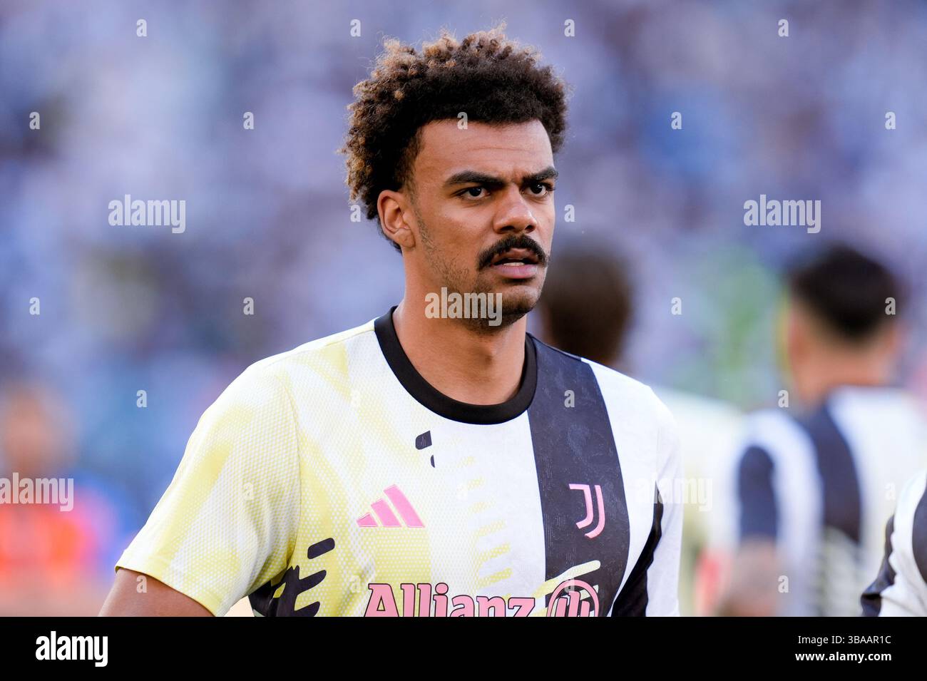 Roma, Italia. 10 maggio 2025. Durante la partita di serie A Enilive tra SS Lazio e Juventus FC allo Stadio Olimpico il 10 maggio 2025 a Roma. Crediti: Giuseppe Maffia/Alamy Live News Foto Stock